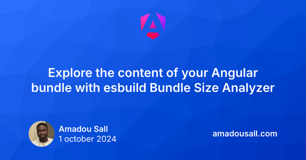 Explore the content of your Angular bundle with esbuild Bundle Size Analyzer